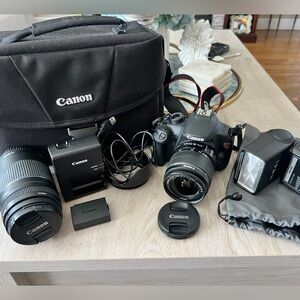 Canon EOS Rebel T5 Black DSLR Camera Kit